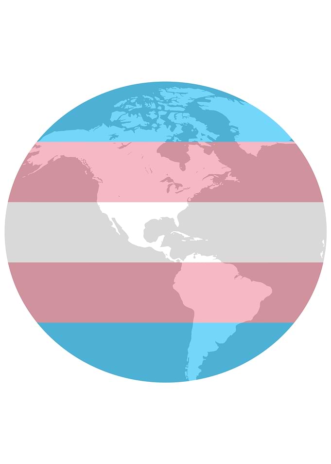 Transgender Pride Globe