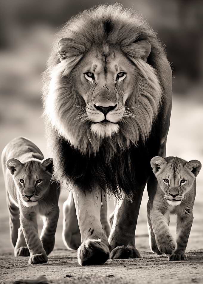 Lion Pride Walking