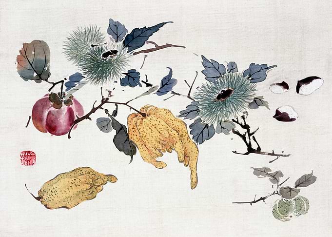 Japanese Floral Painting