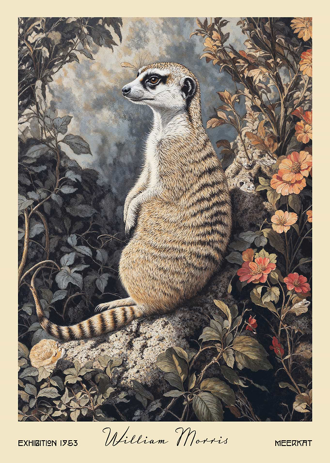 William Morris Meerkat Botanical