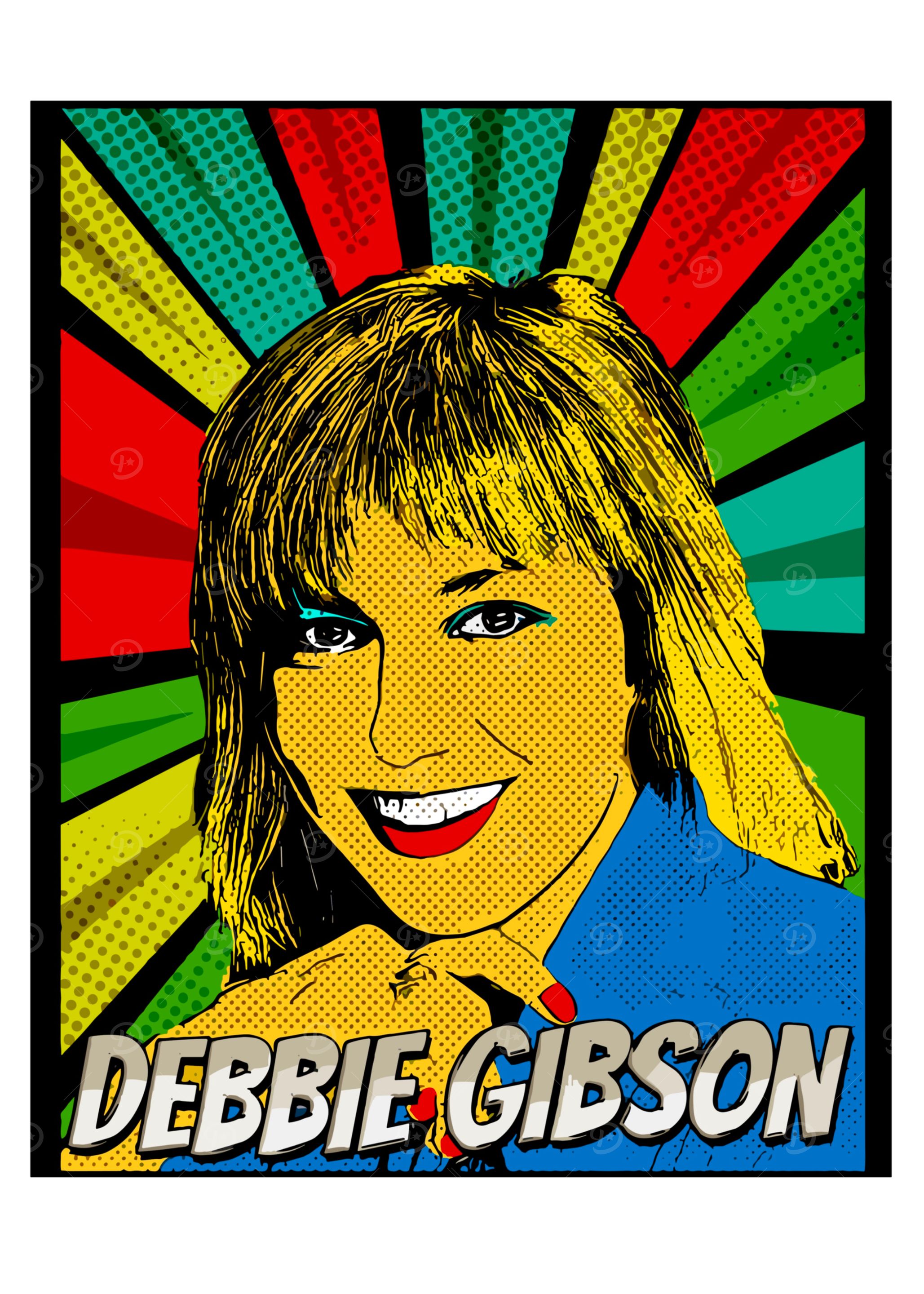 Debbie Gibson Pop Art Portrait