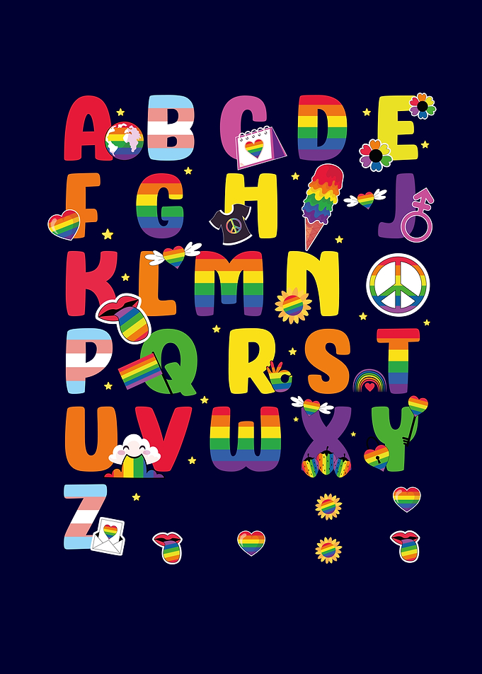 Cute LGBTQ Alphabet