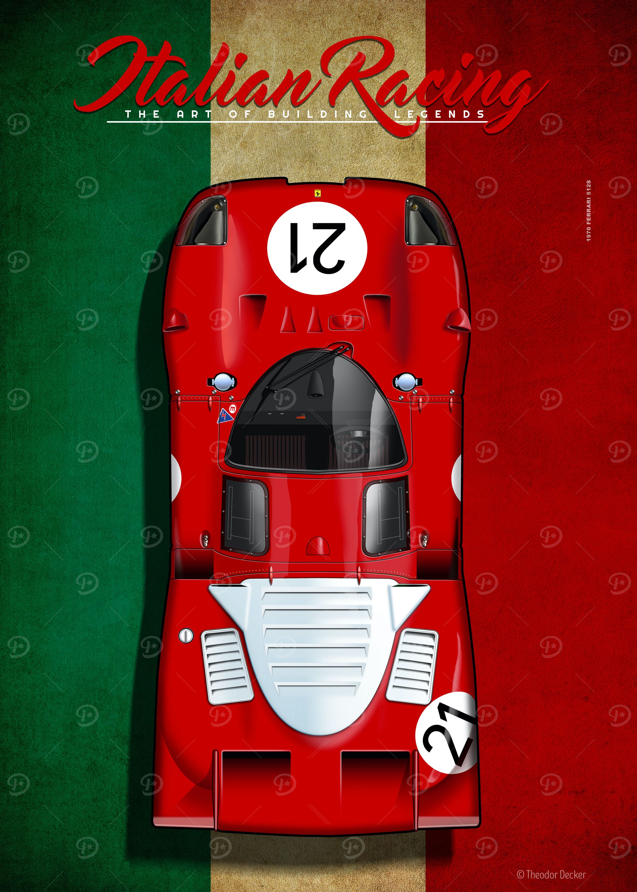 Italian Racing Ferrari 512S No.21