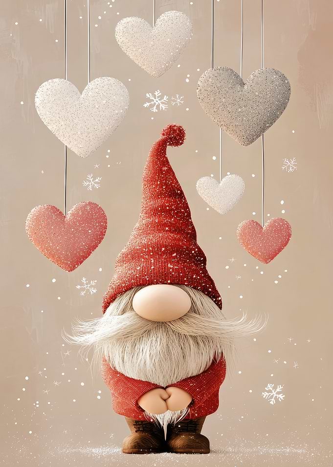 Gnome with Hearts