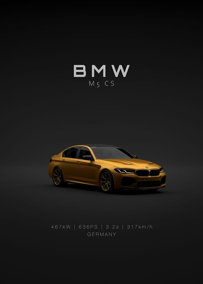 BMW M5 CS F90 - Gold Front - Specs