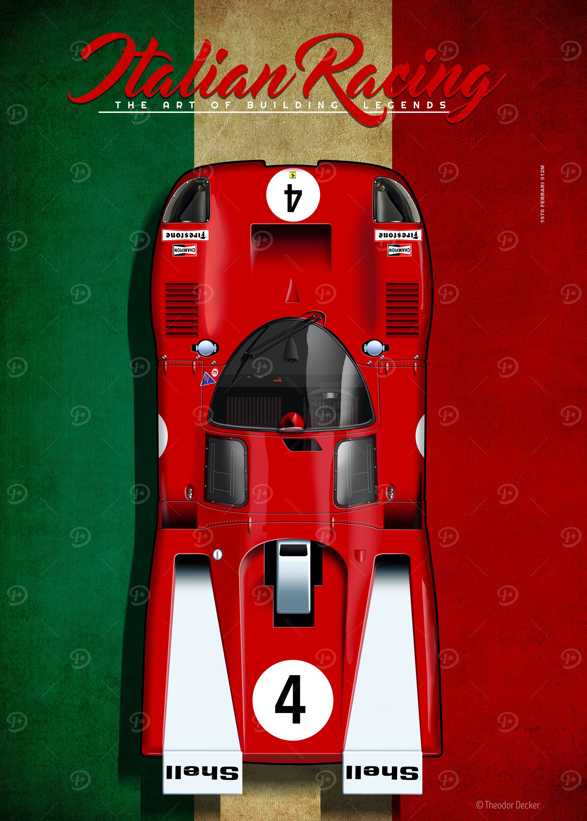 Italian Racing Ferrari 512M No.4