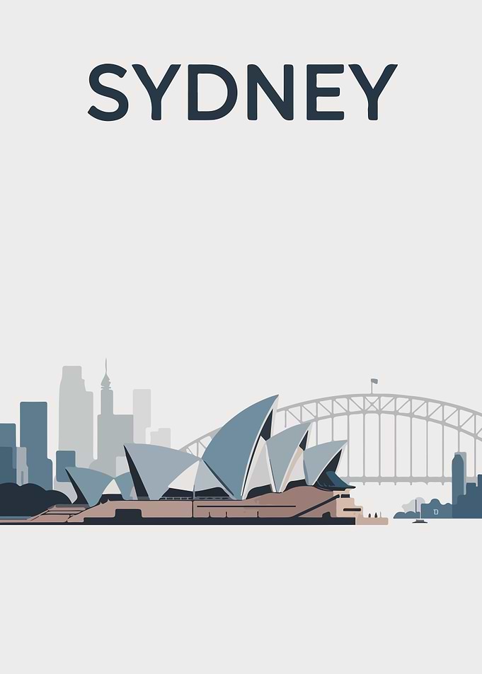 Sydney Skyline Illustration