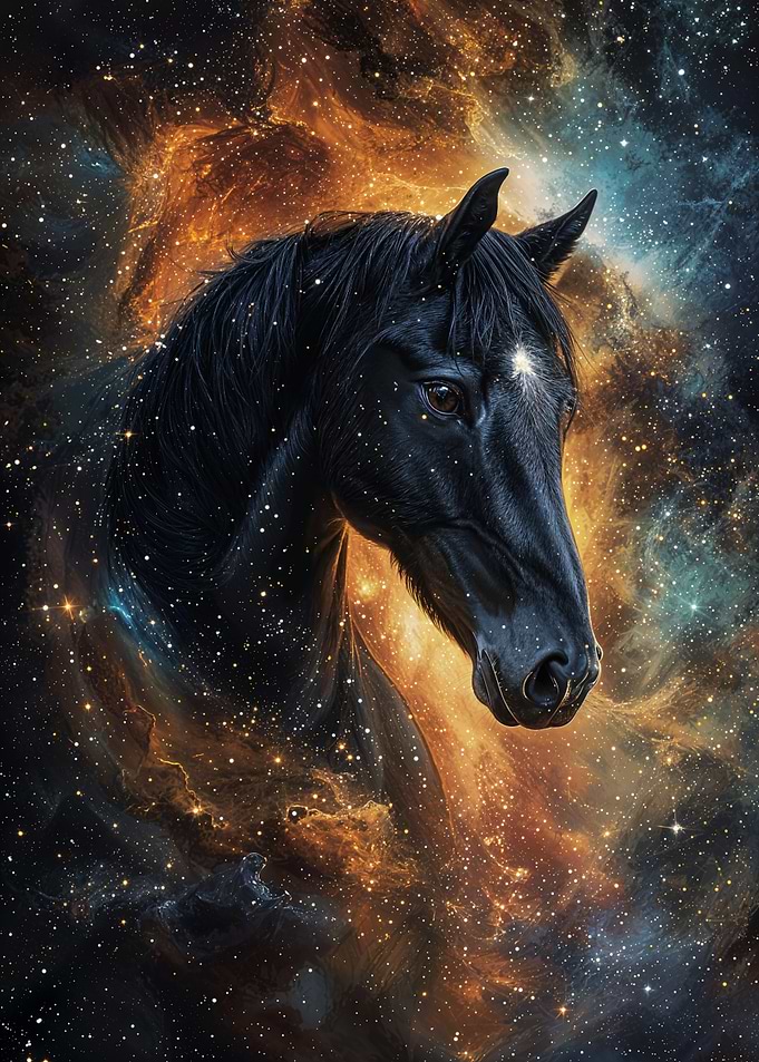 Black Horse in Space