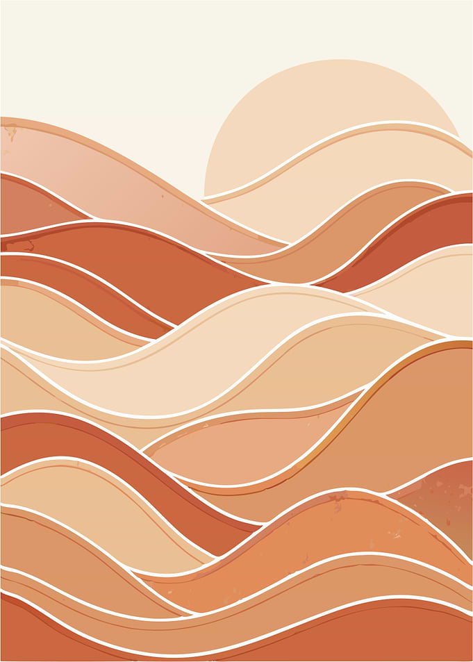 Terracotta and Black