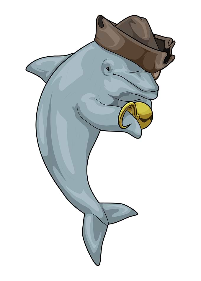 Dolphin Pirate Hook hand