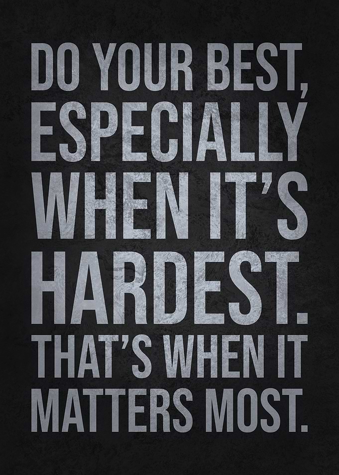 Do Your Best - Motivational Quote