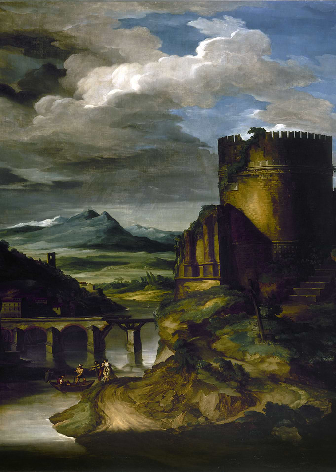 Ruined Tower Landscape