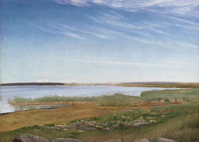 Lake Landscape Painting