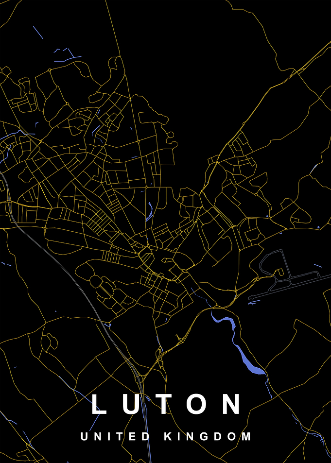 Luton City Map