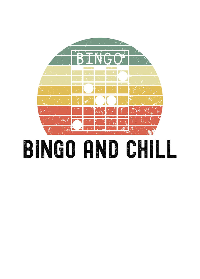 Bingo and Chill Retro Design