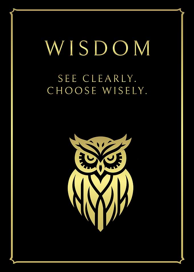 Wisdom Owl Poster