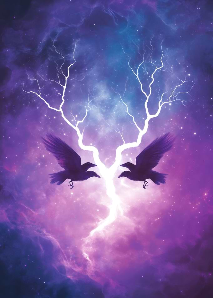 Raven & Lightning Tree