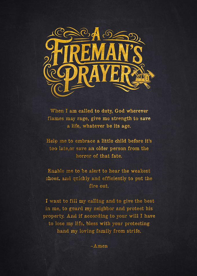 Fireman's Prayer