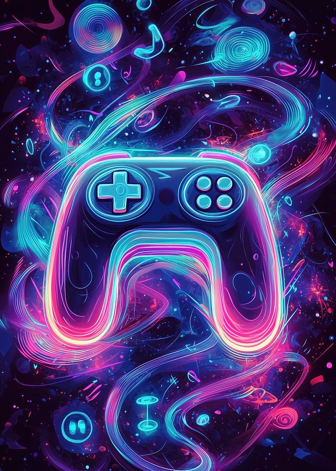 Neon Game Controller