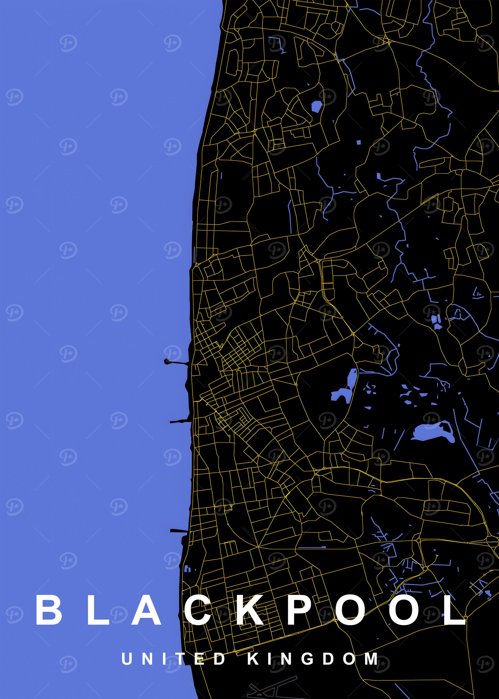 Blackpool Map