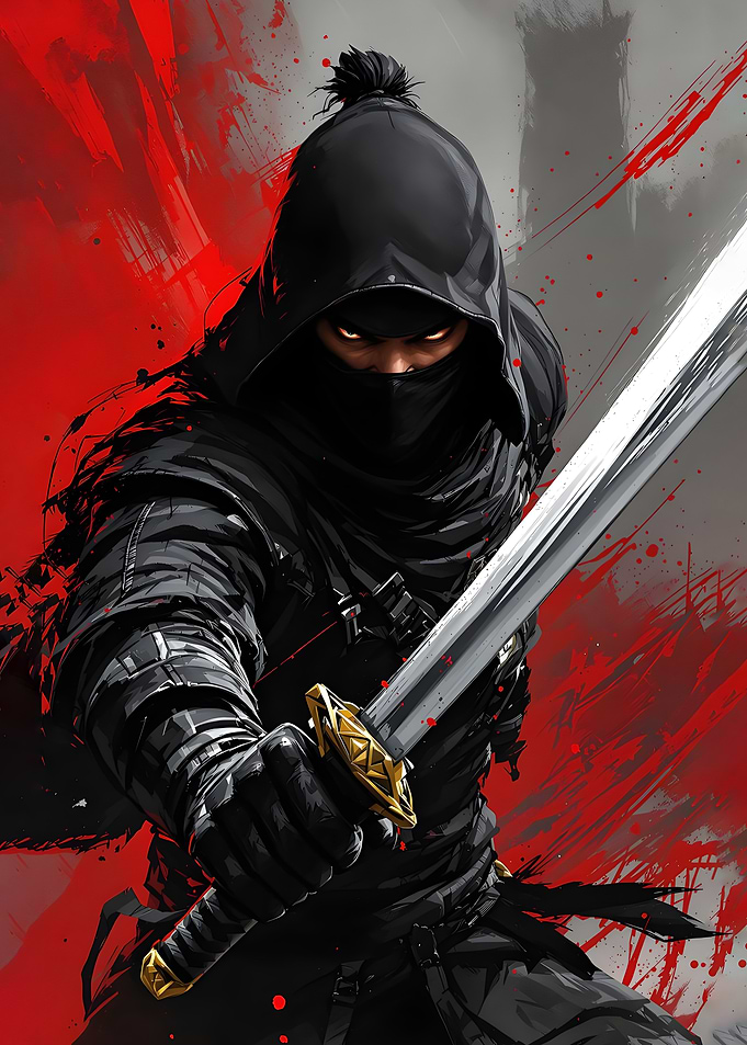 Ninja Warrior Art Print