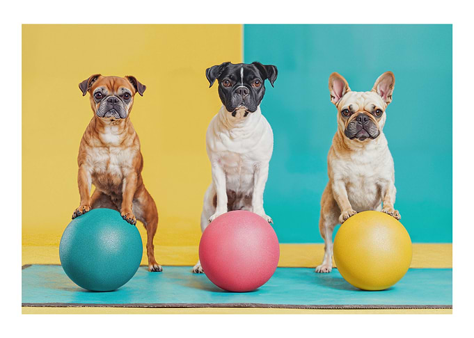 Fitness Dogs Gym Decor