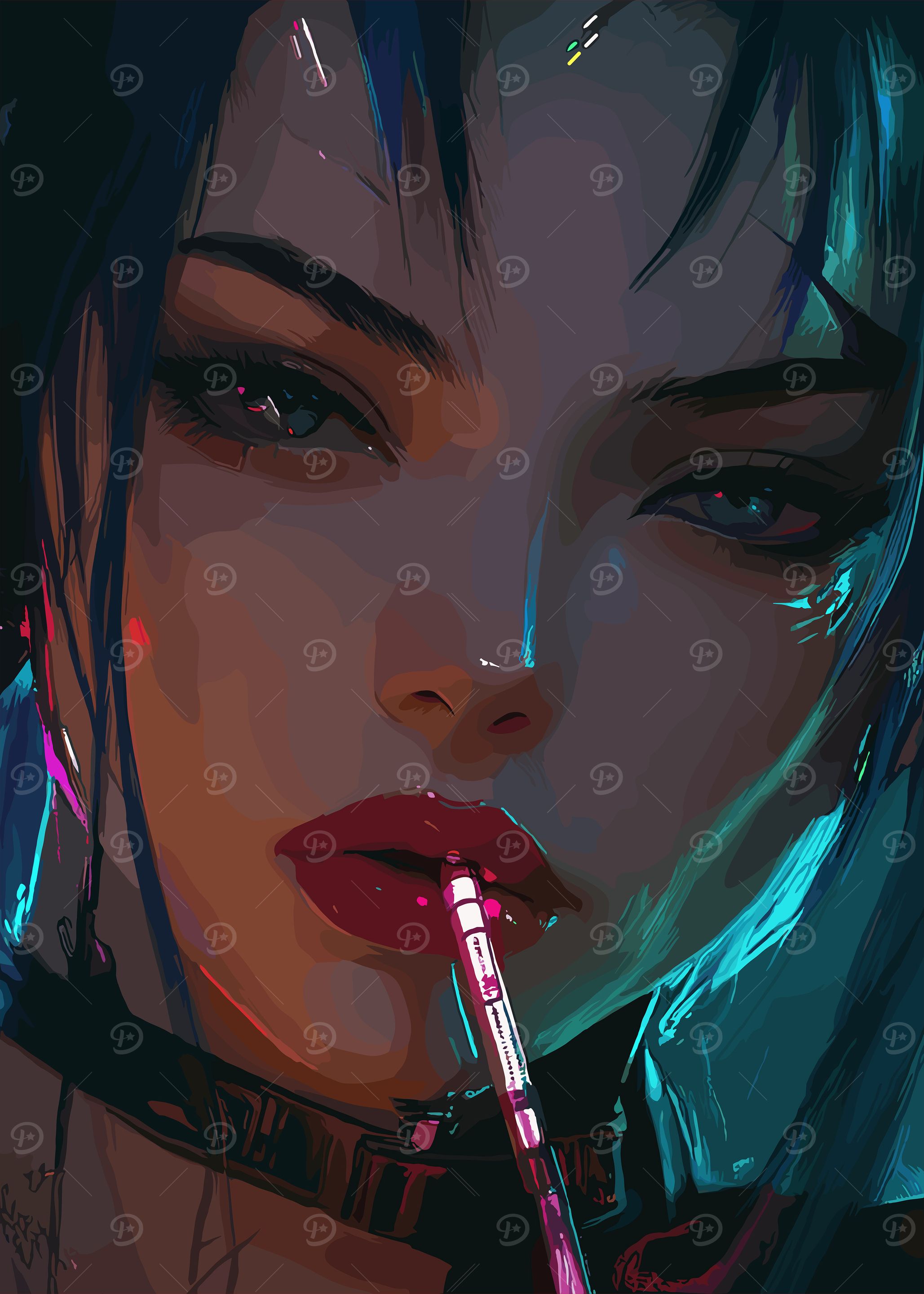 Cyberpunk Anime Girl