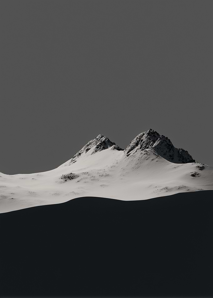 Snowy Mountain Peaks