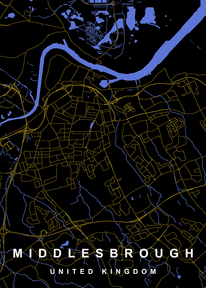 Middlesbrough Map