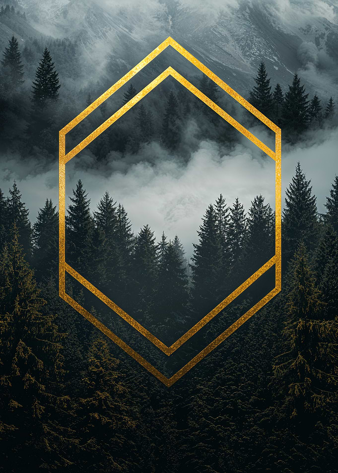 Golden Forest Frame