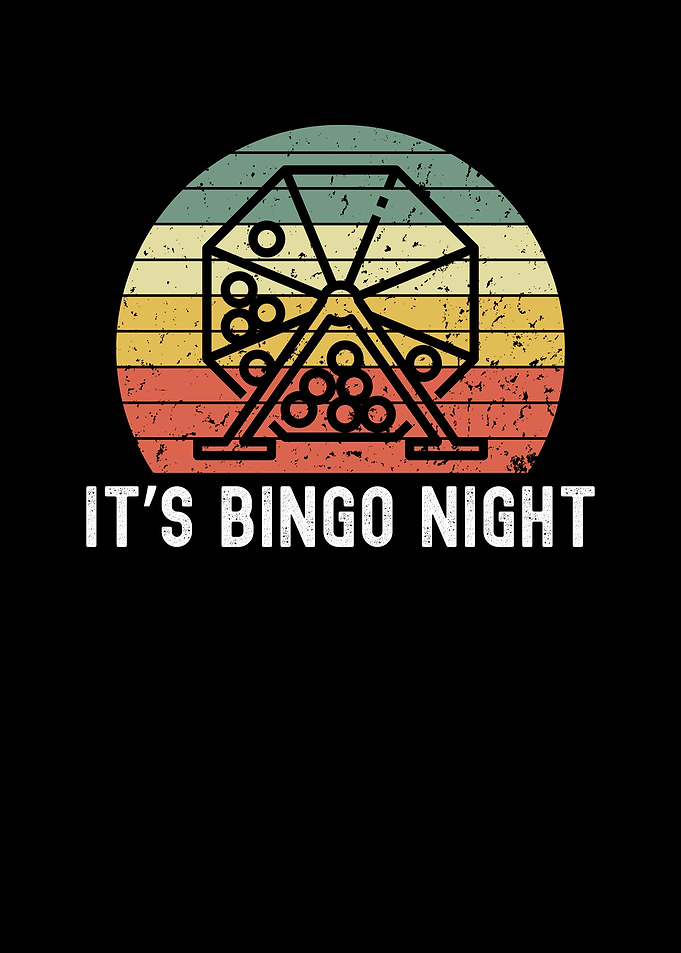 Bingo Night Retro Design