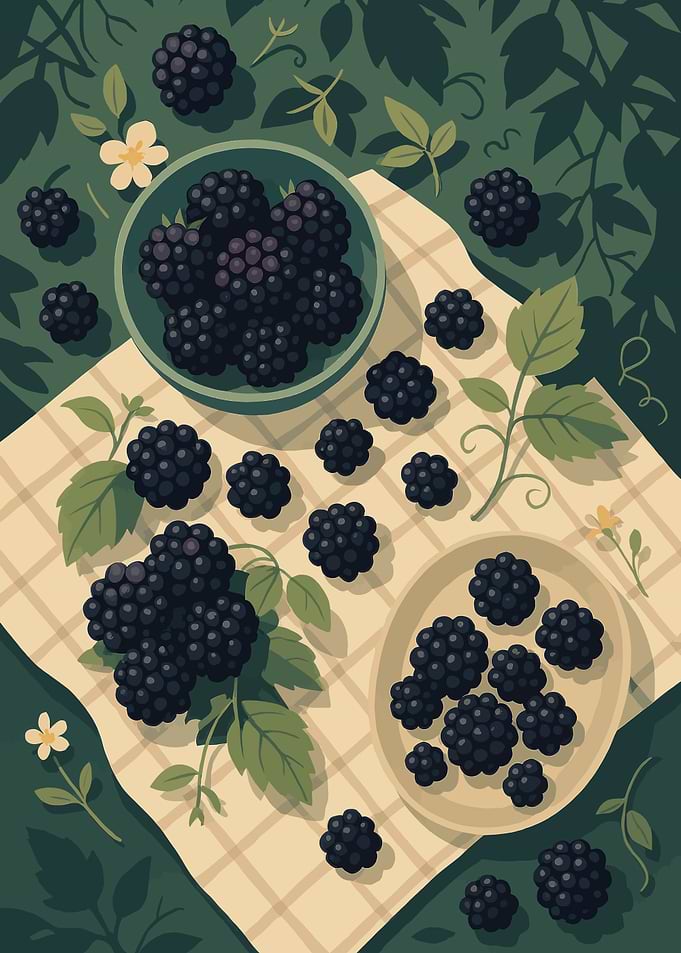Blackberry – A Stylized Tablescape