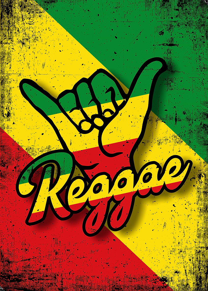 Reggae Shaka Hand Aloha