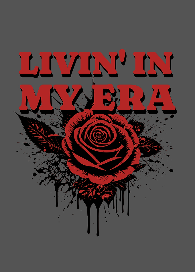 Living In My Era Goth Vibe Red Roses Tattoo Enthusiasts