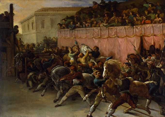 Horse Race Painting