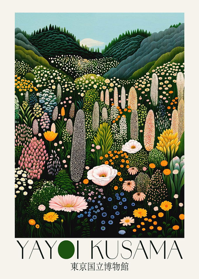 Yayoi Kusama Flower Field