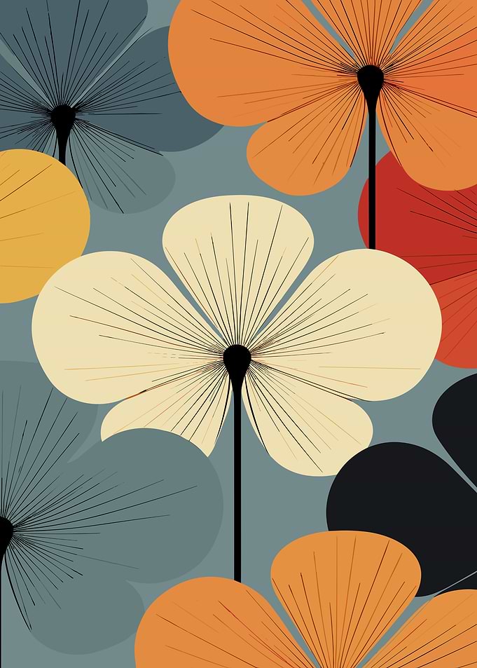 Abstract Floral Art