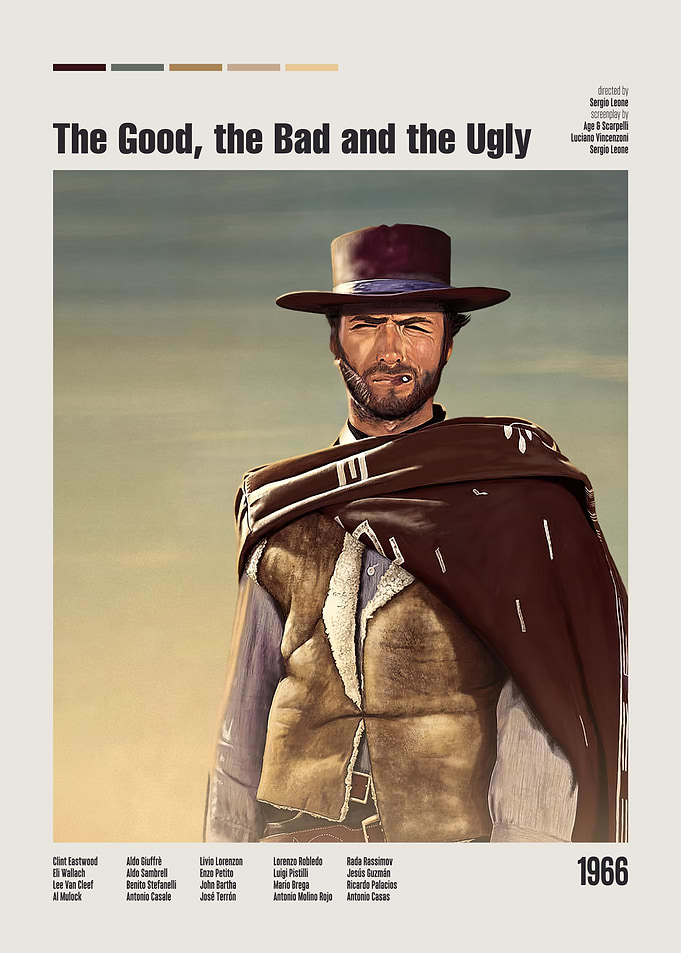 The Good the Bad and the Ugly Movie Poster