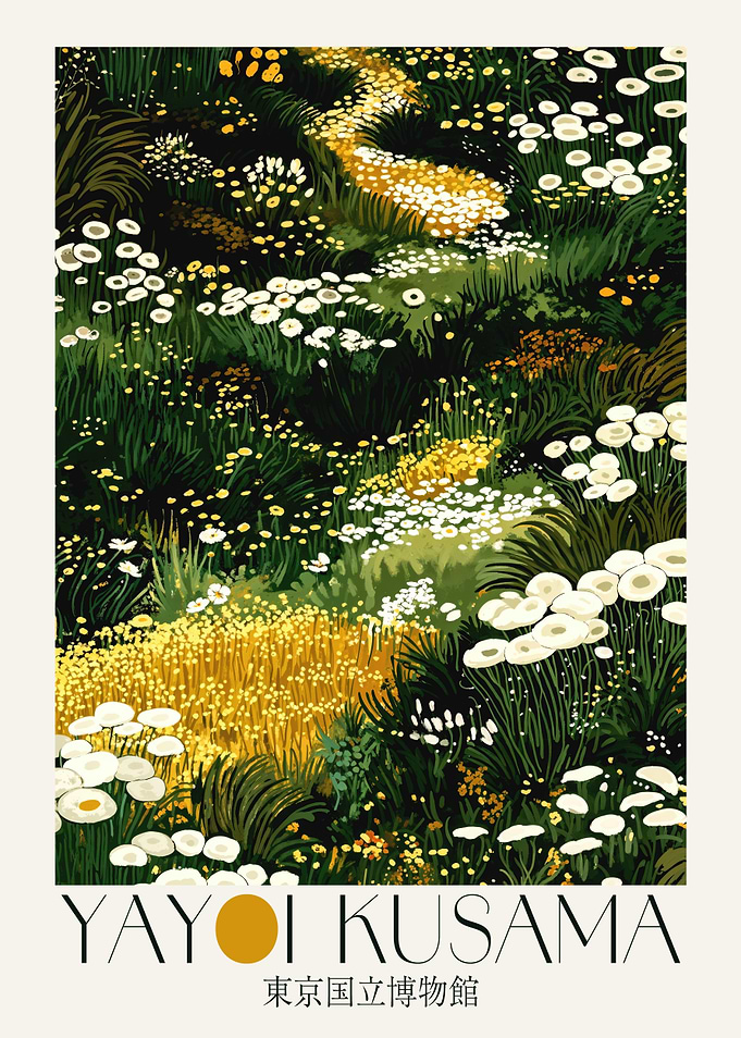 Yayoi Kusama Flower Field