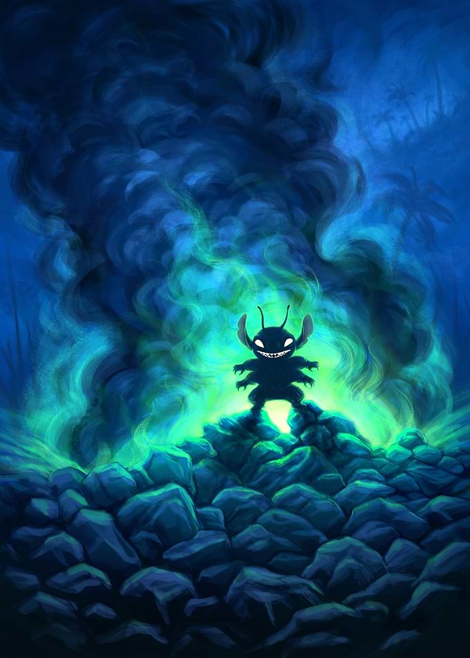 Stitch Crashes on Earth