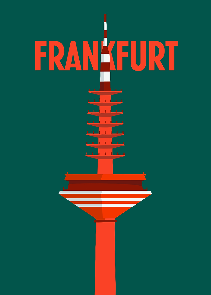 Frankfurt Tower Illustration