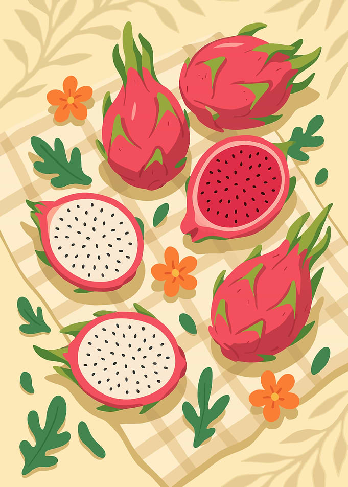 Pitaya (Dragon Fruit) – A Stylized Tablescape