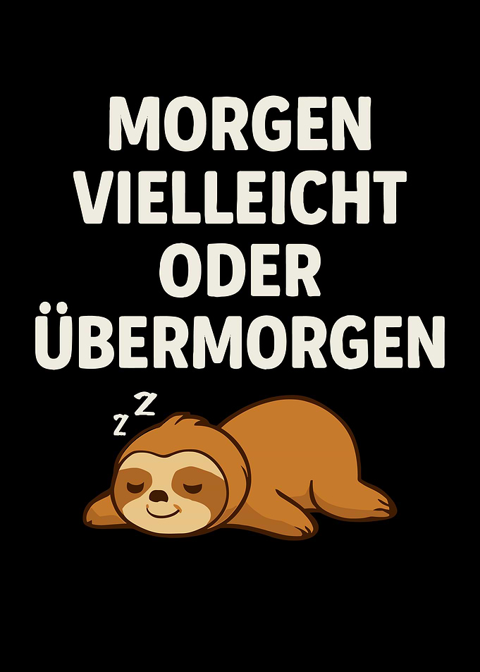 Sloth Procrastination