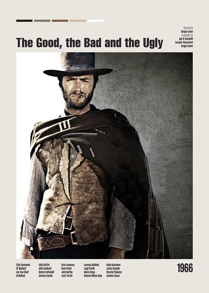 The Good the Bad and the Ugly Movie Poster
