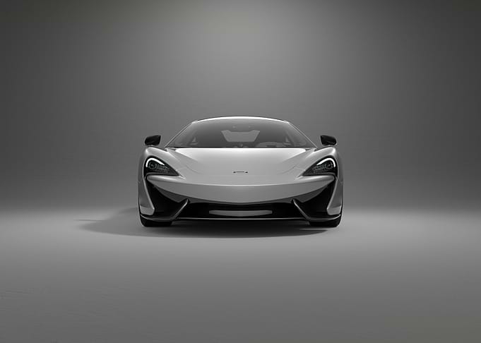 Silver McLaren 570S
