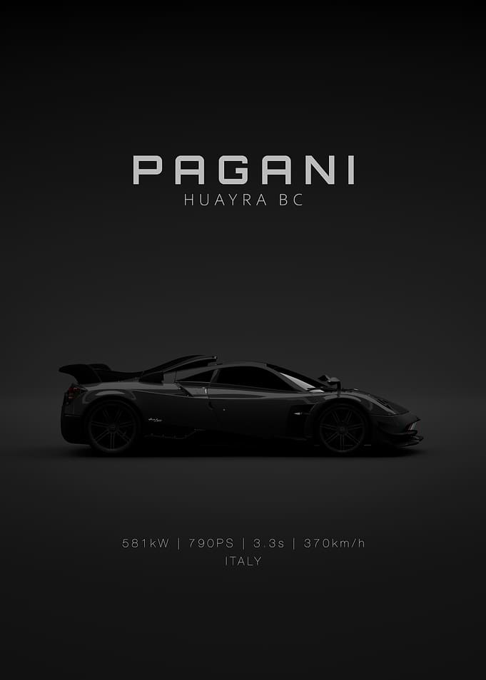 Pagani Huayra BC - Black Specs