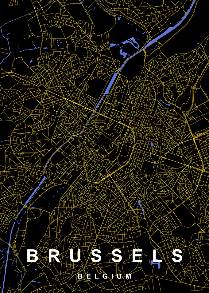 Brussels City Map