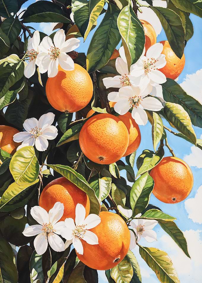Orange Tree Blossoms