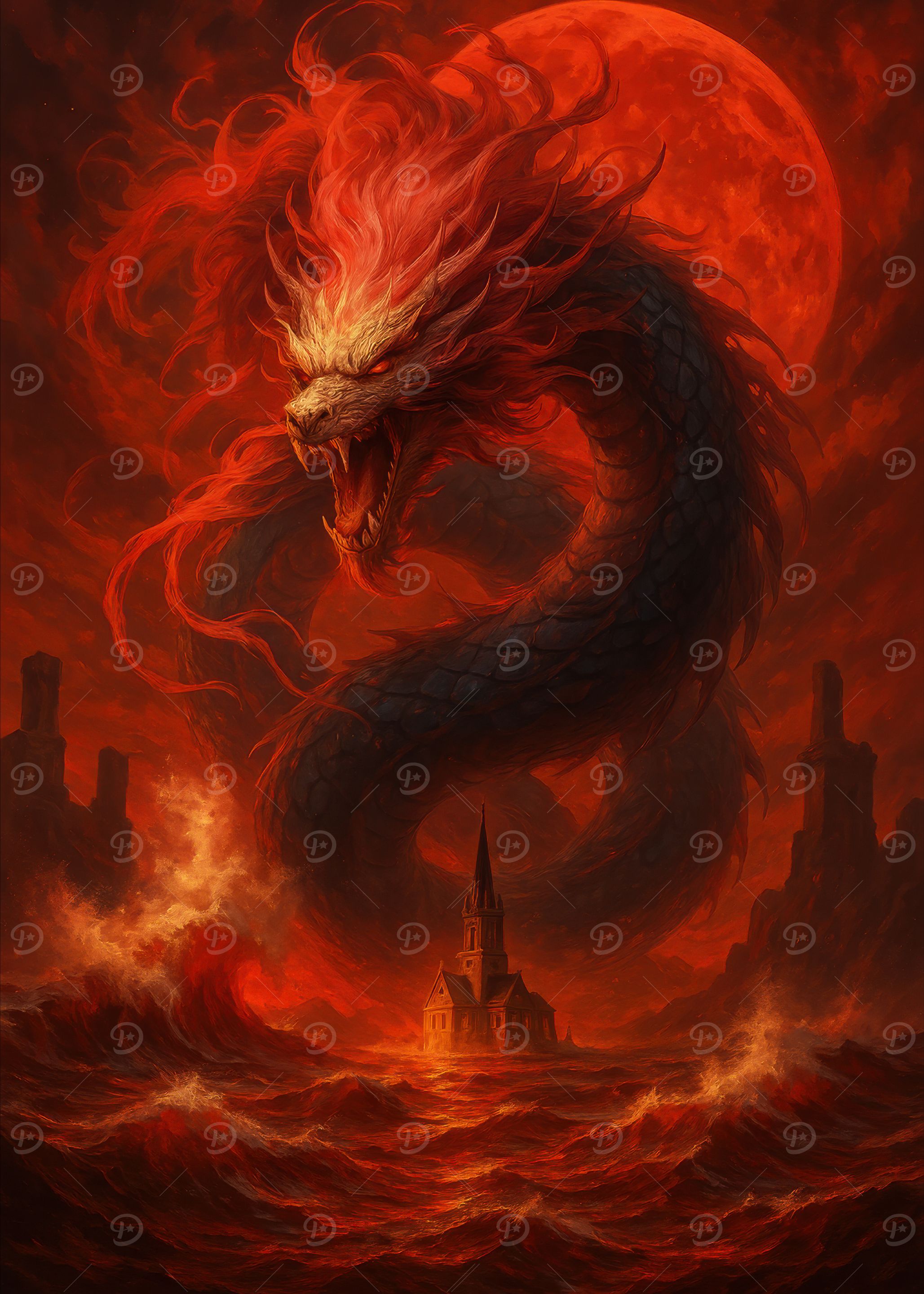 Red Dragon and Church