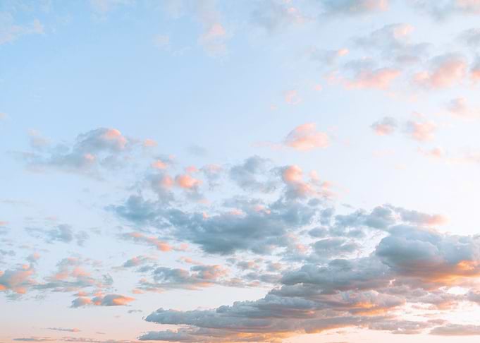 Cloudy Sunset Sky